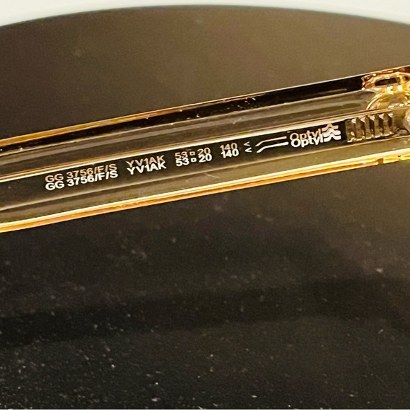 GUCCI SUNGLASSESâVERY GOOD CONDITIONâPINKISH TORTOISE SHEET COLORâSUPER NICE âď¸ - Picture 3 of 15